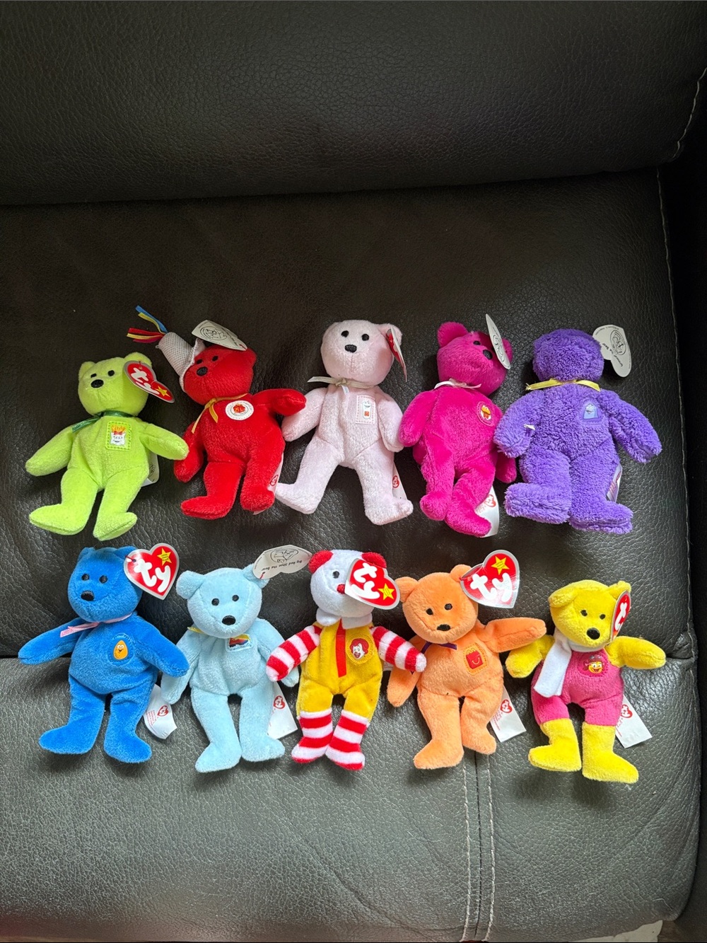TY beanie baby set of 10 McDonald’s plushies